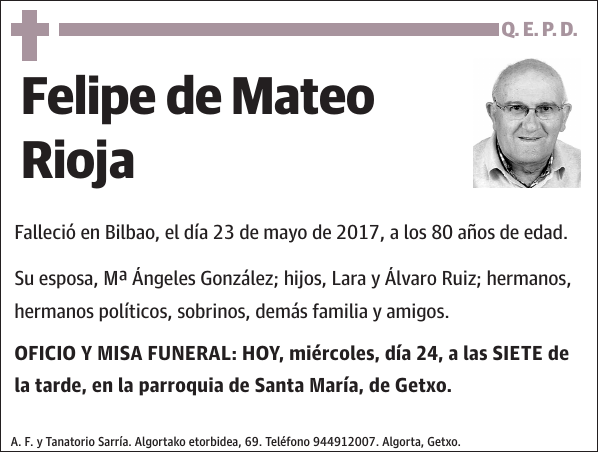 Felipe de Mateo Rioja