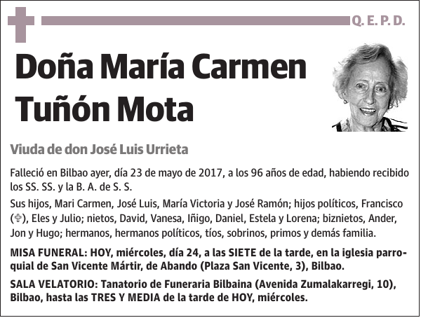 María Carmen Tuñón Mota