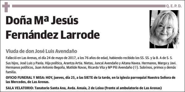 Mª Jesús Fernández Larrode