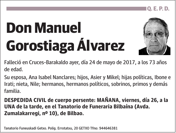 Manuel Gorostiaga Álvarez