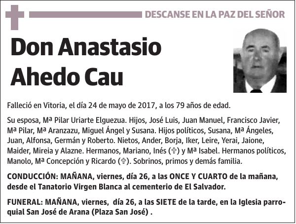 Anastasio Ahedo Cau