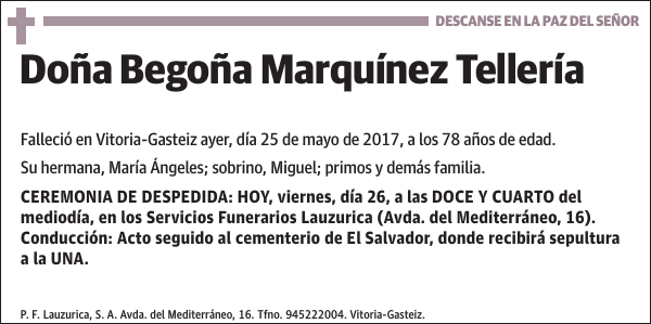 Begoña Marquínez Tellería