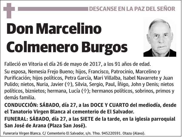 Marcelino Colmenero Burgos