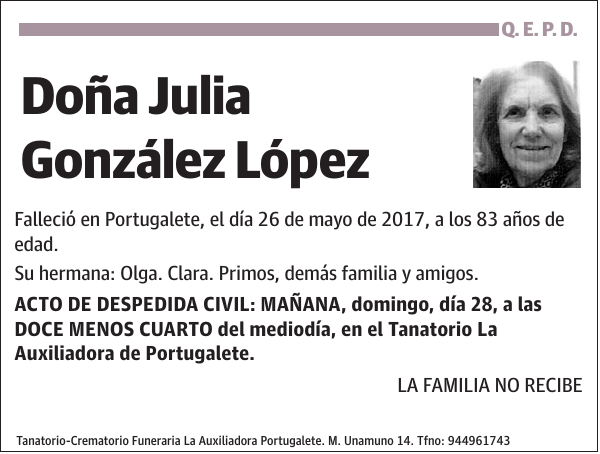 Julia González López