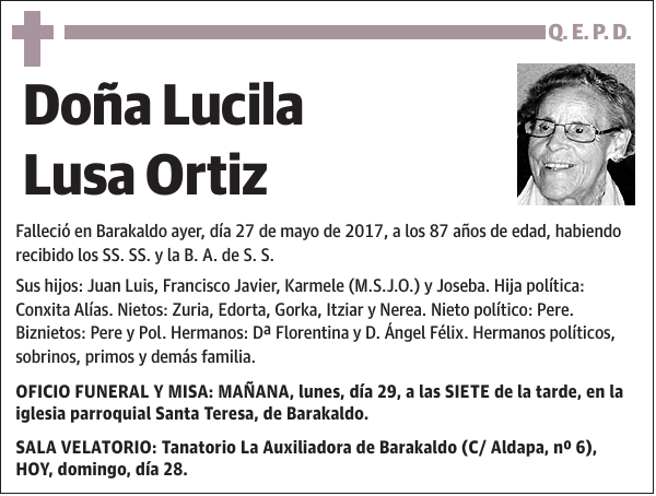 Lucila Lusa Ortiz