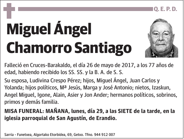 Miguel Ángel Chamorro Santiago