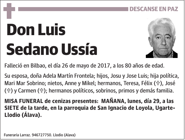 Luis Sedano Ussía