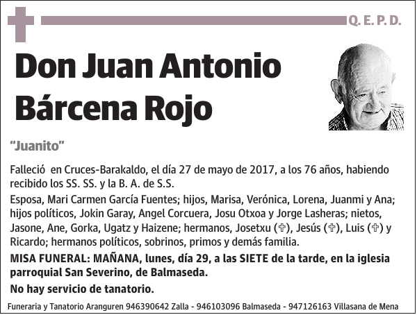 Juan Antonio Bárcena Rojo