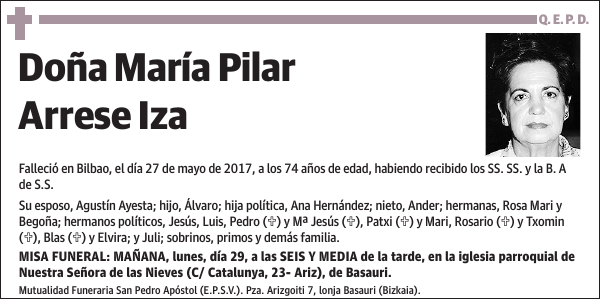 María Pilar Arrese Iza