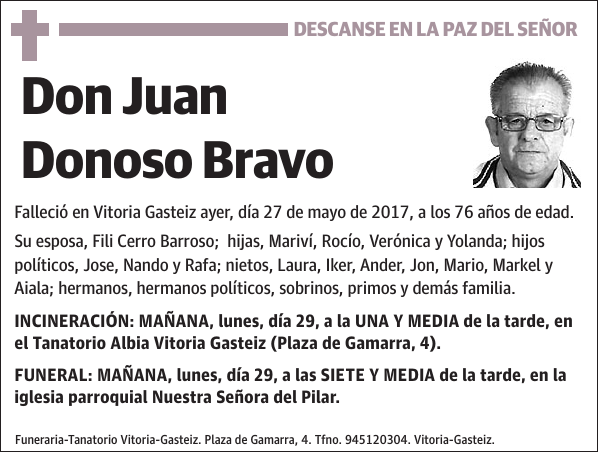 Juan Donoso Bravo