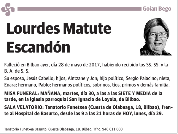 Lourdes Matute Escandón