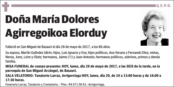 María Dolores Agirregoikoa Elorduy