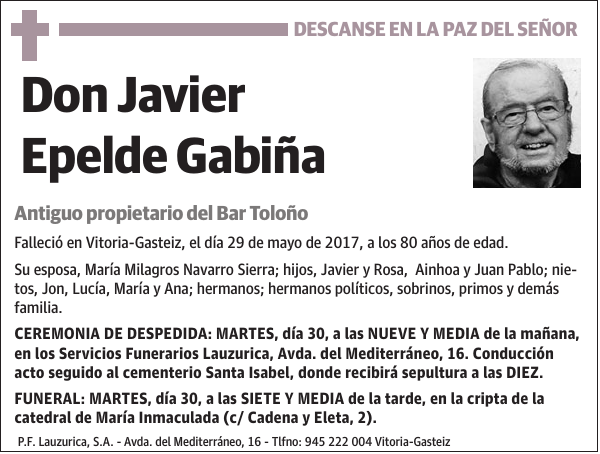 Javier Epelde Gabiña