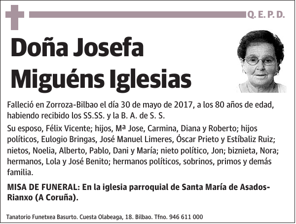 Josefa Miguéns Iglesias