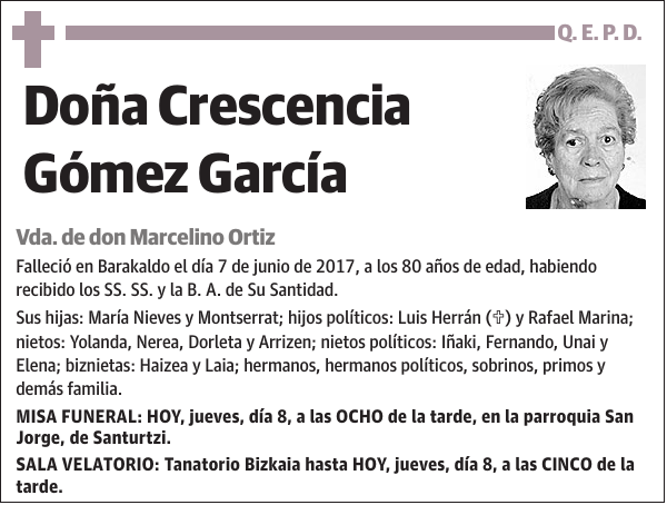 Crescencia Gómez García