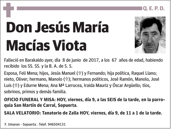 Jesús María Macías Viota