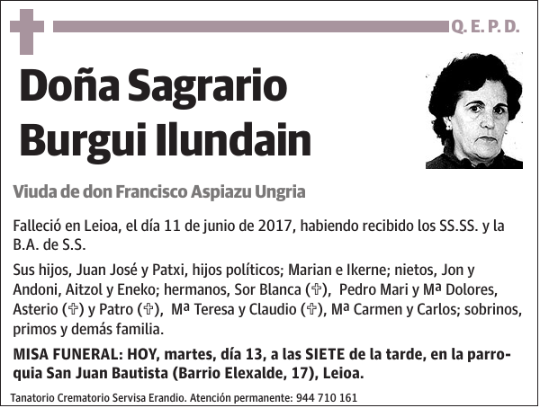 Sagrario Burgui Ilundain