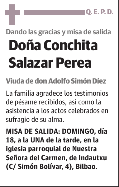 Conchita Salazar Perea