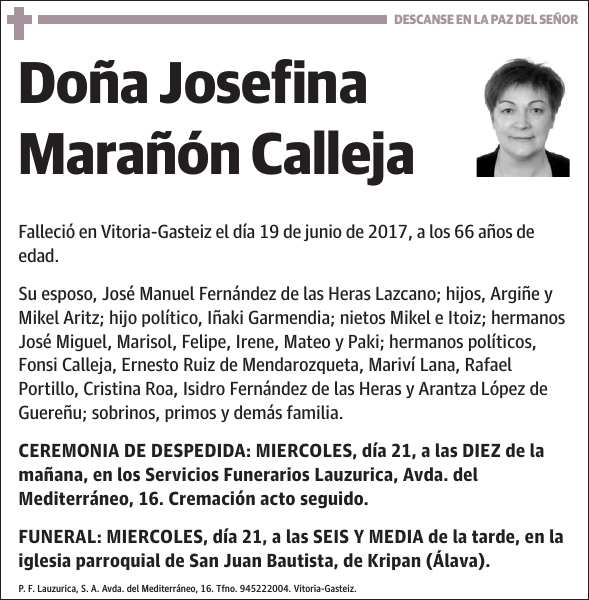 Josefina Marañón Calleja