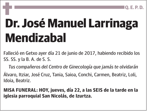 José Manuel Larrinaga Mendizabal