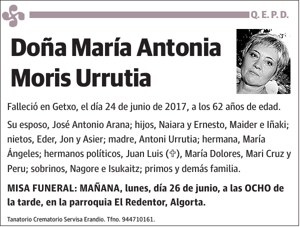 María Antonia Moris Urrutia