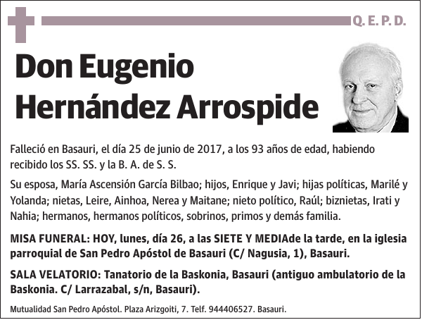 Eugenio Hernández Arrospide