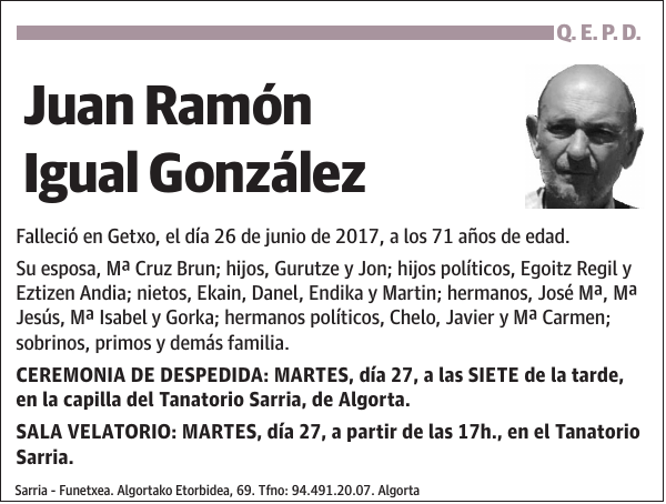 Juan Ramón Igual González