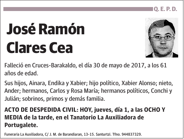 José Ramón Clares Cea