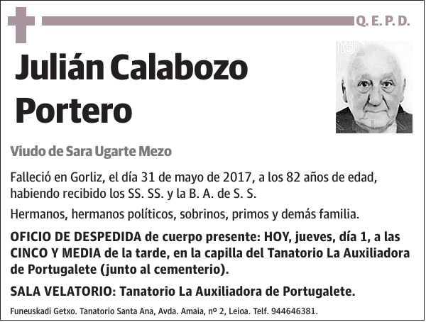 Julián Calabozo Portero