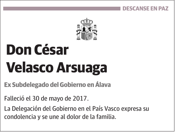 César Velasco Arsuaga