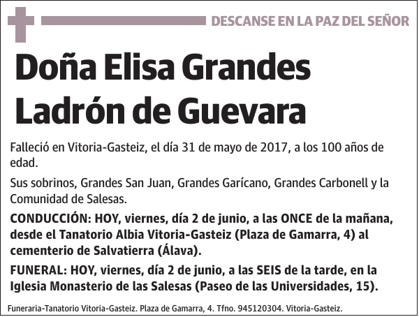 Elisa Grandes Ladrón de Guevara