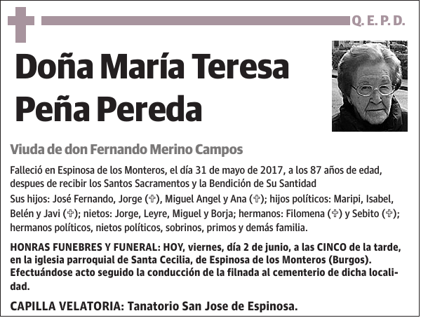 María Teresa Peña Pereda