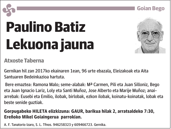 Paulino Batiz Lekuona