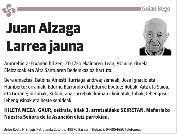 Juan Alzaga Larrea