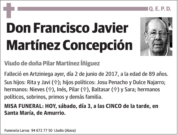 Francisco Javier Martínez Concepción