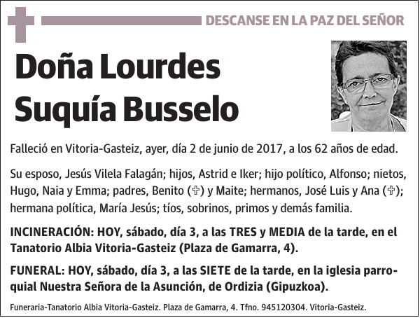 Lourdes Suquía Busselo