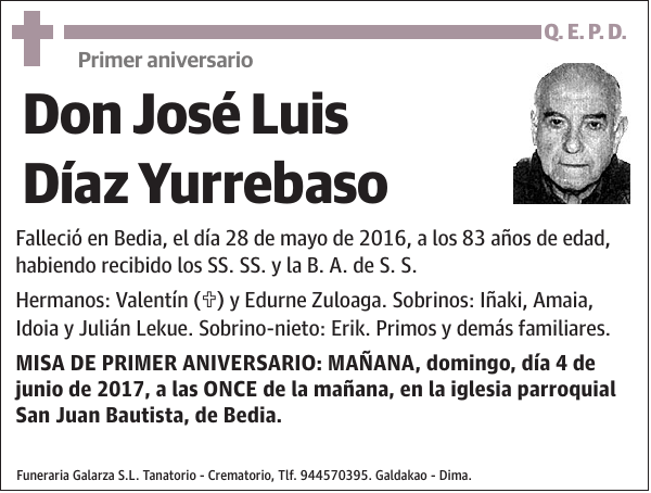 José Luis Díaz Yurrebaso