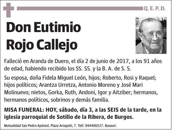 Eutimio Rojo Callejo