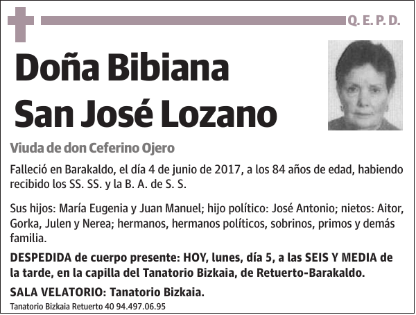 Bibiana San José Lozano