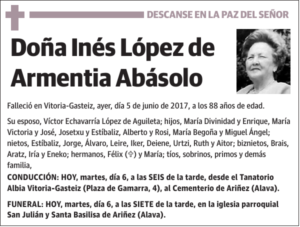 Inés López de Armentia Abásolo