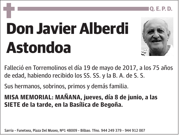 Javier Alberdi Astondoa