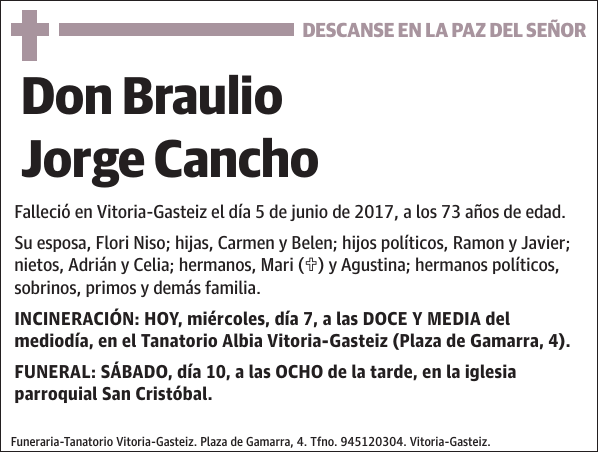 Braulio Jorge Cancho