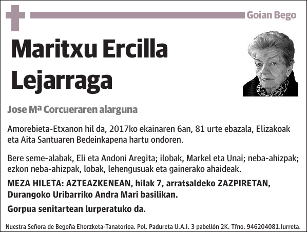 Maritxu Ercilla Lejarraga