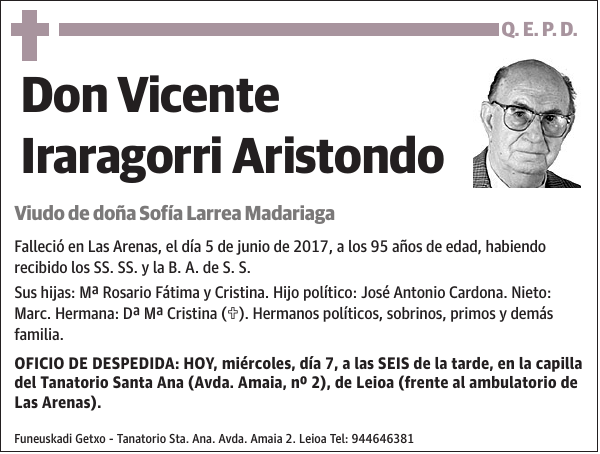 Vicente Iraragorri Aristondo