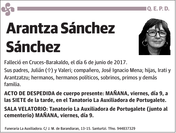 Arantza Sánchez Sánchez