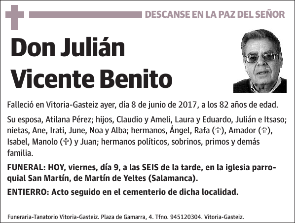 Julián Vicente Benito