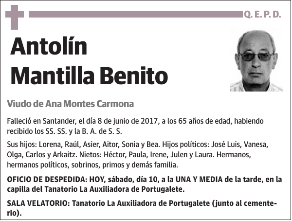 Antolín Mantilla Benito