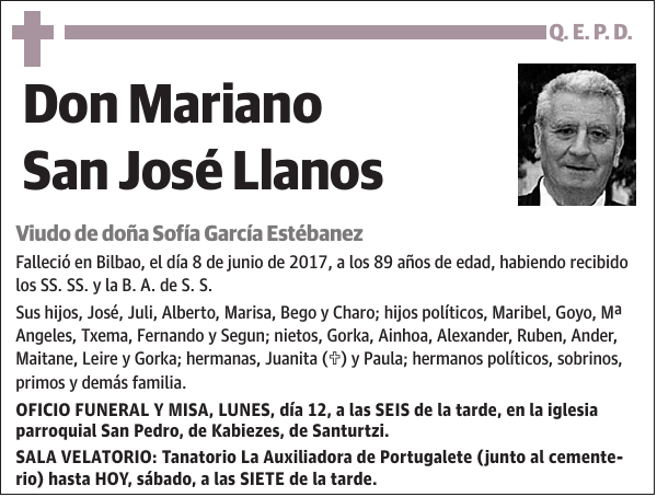 Mariano San José Llanos