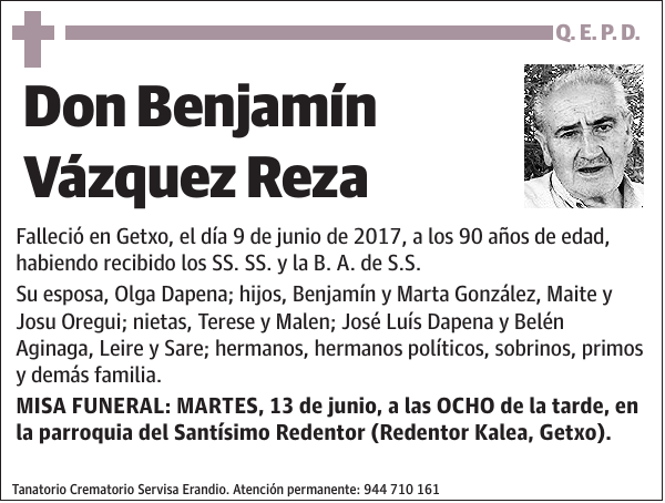 Benjamín Vázquez Reza