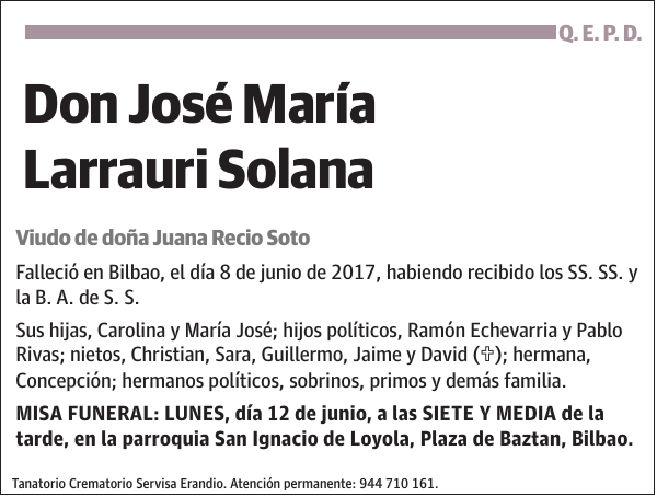José María Larrauri Solana